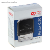 Оснастка для штампа автоматическая COLOP Printer Сompact 20, 38 x 14 мм, корпус красный Оснастка для штампа автоматическая COLOP Printer Сompact 20, 38 x 14 мм, корпус красный