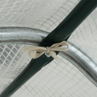 Теплица, 2,5 &times; 2,45 &times; 2,1 м, оцинкованный металл, профиль d = 25 мм, чехол из армированной плёнки 120 мкм