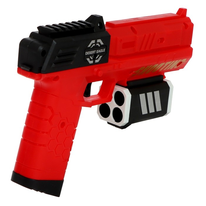 Пистолет &laquo;Гекко&raquo;, стреляет мягкими пулями, МИКС