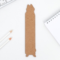 Линейка деревянная 15 см, фигурная "Кот" Линейка деревянная 15 см, фигурная "Кот"