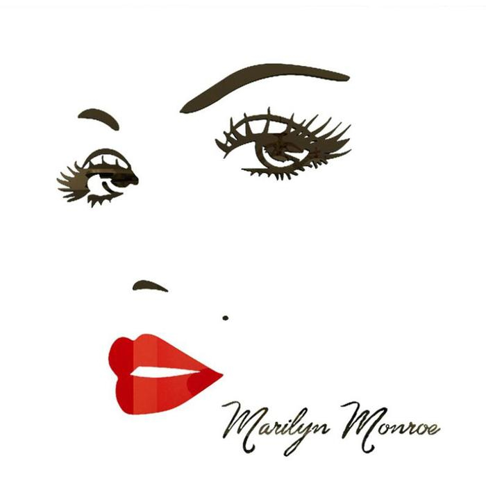 Наклейки интерьерные Наклейки интерьерные "Мэрилин Монро", декор на стену, панно 100 х 90 см