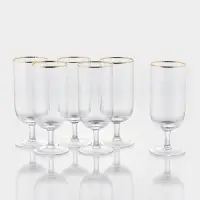 Набор бокалов для пива "Руно" на ножке, 390 мл, 6 шт, р-р 1й шт 17,5х7 см