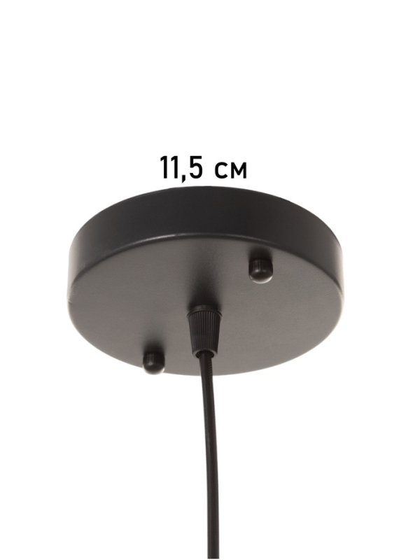 Светильник BayerLux ЭКО "Лакки" 1х40Вт Е27 черный/коричневый 23х23х100см