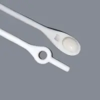 Набор шнурков для обуви, 6 шт., силиконовые, полукруглые, на застёжке, 4 мм, 11 см, белый