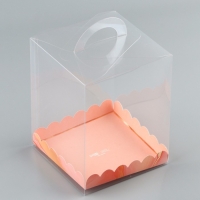 Коробка кондитерская, сундук, упаковка, &laquo;Вкусные истории&raquo;, 14 х 14 х 18 см