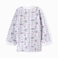 Кофточка детская ATA kids &laquo;Зайки&raquo;, белая/розовая, рост 68