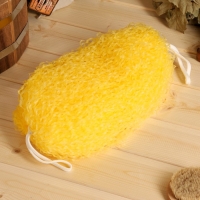 Мочалка банная большая &laquo;Бублик&raquo;, 32 см, МИКС