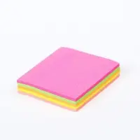 Блок с липким краем, Calligrata, 51&times;51 мм, 100 листов, 5 цветов, МИКС