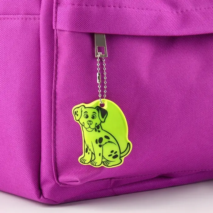 Светоотражающий элемент &laquo;Далматинец&raquo;, двусторонний, 5.8&times;5.3 см, МИКС