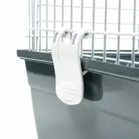 Клетка усиленная для кроликов, 60 х 36 х 40 см, серая