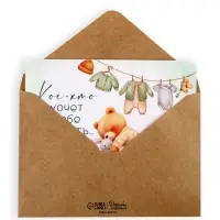 Открытка с конвертом для снимка УЗИ &laquo;Я беременна!&raquo;, 11&times;16 см