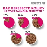 Влажный корм Perfect Fit для стерилизованных кошек, говядина, пауч, 75 г