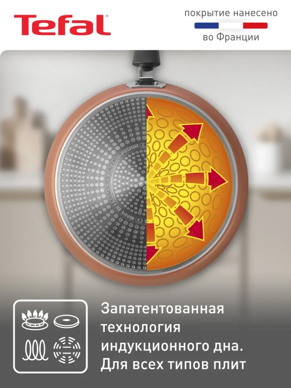 Сковорода блинная Luminens 25 см с антипригарным покрытием