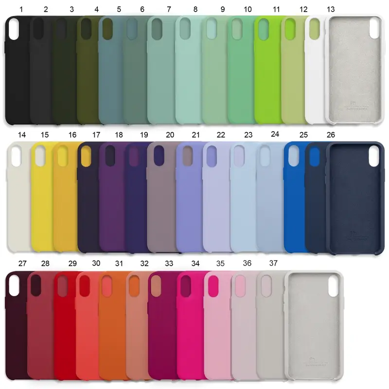 Чехол iPh XR Silicon case APL WS (с лого)