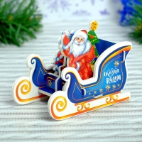 3D Конструктор фигурки «Сани Деда Мороза» 3D Конструктор фигурки «Сани Деда Мороза»