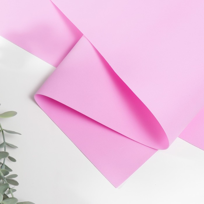 Фоамиран иранский, 0.8-1 мм, тёмно-розовый/148, 60&times;70 см