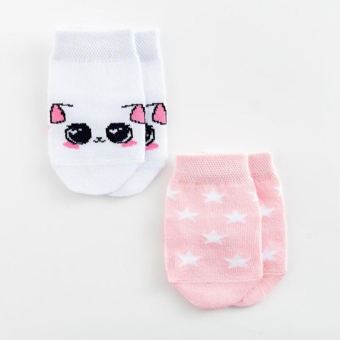 Набор носков Крошка Я «Киса», 2 пары, 6-8 Набор носков Крошка Я «Киса», 2 пары, 6-8