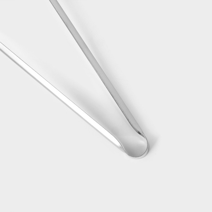 Щипцы кухонные с зубцами Доляна &laquo;Тритон&raquo;, 24 см, цвет серебристый