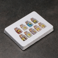 Коллекция кристаллов в баночке, 9 баночек