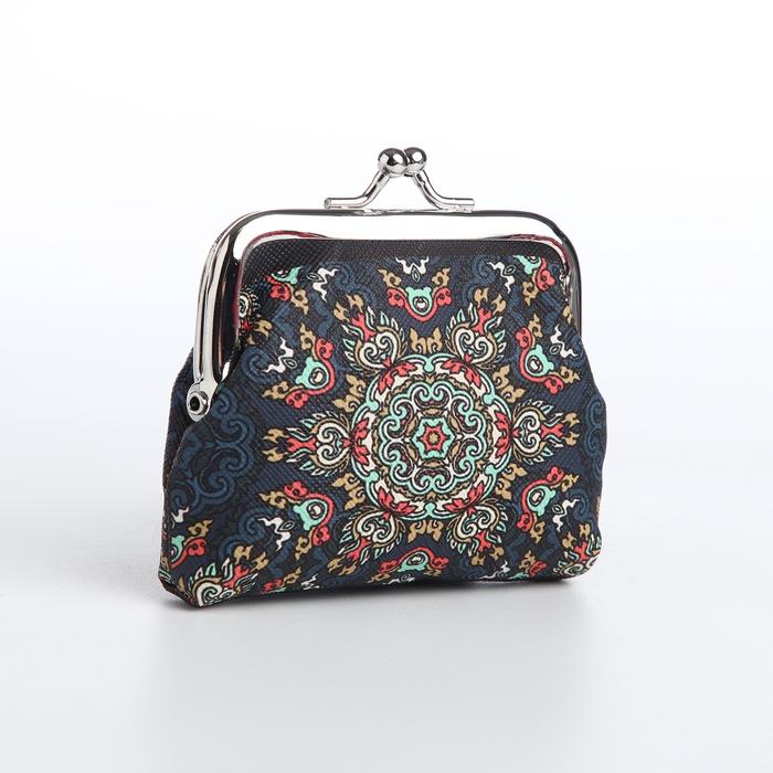 Кошелёк на фермуаре, цвет синий Кошелёк на фермуаре, цвет синий