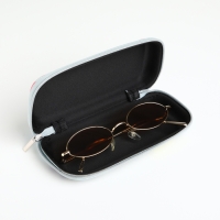 Футляр для очков на молнии, длина 16 см, цвет серый Футляр для очков на молнии, длина 16 см, цвет серый