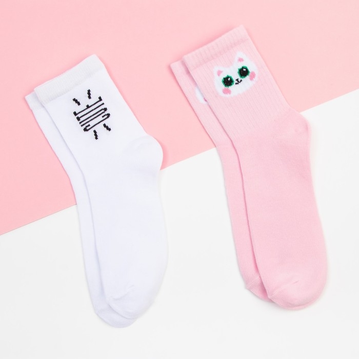 Набор женских носков KAFTAN "Pretty&ldquo; 2 пары, размер 36-39 (23-25 см)