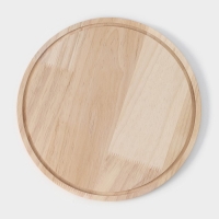 Доска разделочная Magistro &laquo;Дубрава&raquo;, d=25 см, дуб