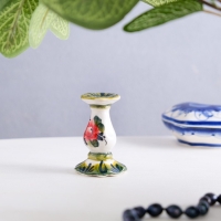 Подсвечник гжель &laquo;Церковный&raquo; , цветной, керамика,