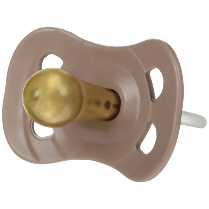 Соска - пустышка латексная классическая &laquo;Мишка&raquo;, от 0 мес., цвет коричнеый