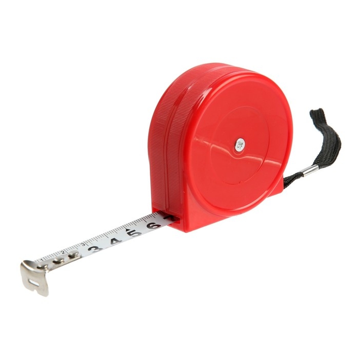 Рулетка ЛОМ промо, пластиковый корпус, 5 м х 12 мм