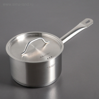 Ковш «Общепит», 2,6 л, d=18 см, h=11 см, металлическая крышка, с теплораспределительным слоем, индукция Ковш «Общепит», 2,6 л, d=18 см, h=11 см, металлическая крышка, с теплораспределительным слоем, индукция