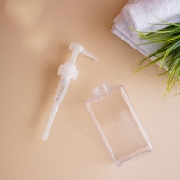 Дозатор для жидкого мыла Доляна, 500 мл, 6,5&times;15,5 см, цвет прозрачный