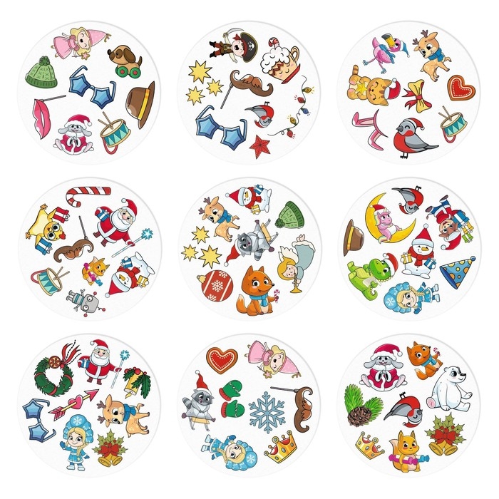 Новогодняя настольная игра &laquo;Новый год:Дуббль. Карнавал&raquo;, 55 карт, 5+