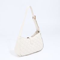 Сумка-багет на молнии, цвет белый Сумка-багет на молнии, цвет белый