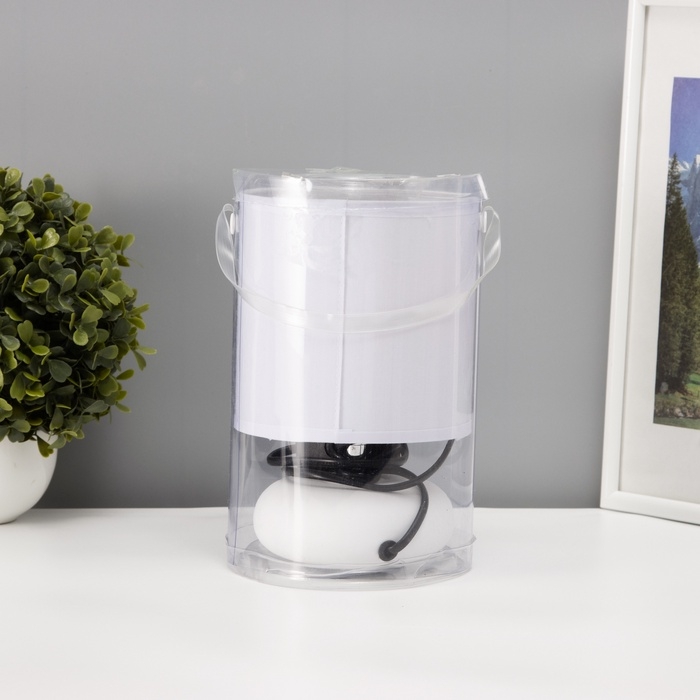 Настольная лампа Настольная лампа "Ассенса" Е14 40вт белый 13х13х22 см