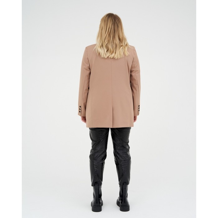 Пиджак женский MIST plus-size, р.58, бежевый Пиджак женский MIST plus-size, р.58, бежевый