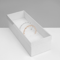 Подставка для украшений &laquo;Шкатулка&raquo; 12 мест, 24,5&times;9&times;7 см, цвет белый