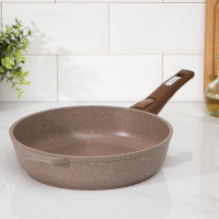 Сковорода &laquo;Гранит Brown&raquo;, d=26 см, антипригарное покрытие, съёмная ручка, цвет МИКС