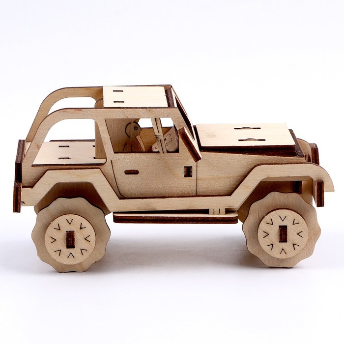 Конструктор из дерева &laquo;Джип&raquo;, 12х6х6,5