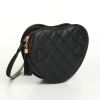 Сумка детская для девочки на молнии &laquo;Выбражулька&raquo;, цвет чёрный