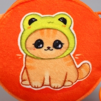 Кошелёк детский для девочки в шоубоксе &laquo;Котёнок&raquo;, плюш, цвет МИКС