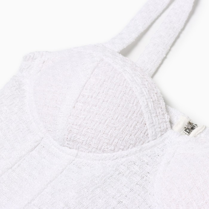 Корсет женский твидовый, MIST, р. M, белый Корсет женский твидовый, MIST, р. M, белый