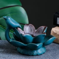 Подставка для благовоний "Лотос совершенства" 10х14х14см, с подсветкой, LR44 х3