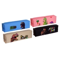 Пенал школьный на молнии "Динозаврик", МИКС Пенал школьный на молнии "Динозаврик", МИКС