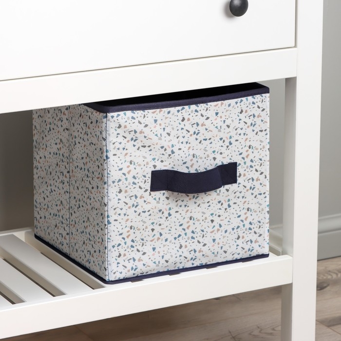 Короб для хранения Доляна &laquo;Мармелад&raquo;, 27&times;27&times;27 см, цвет белый