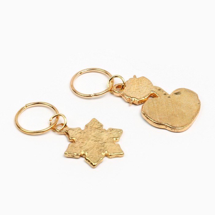 Пирсинг для волос новогодний &laquo;Для самой стильной&raquo; на Новый год, 12 шт