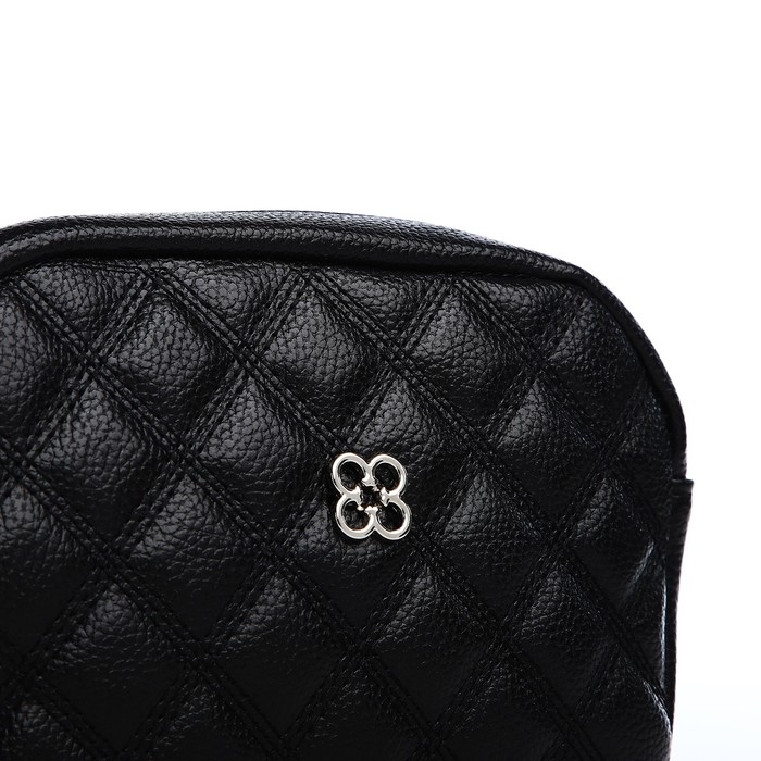 Сумка кросс-боди на молнии, цвет чёрный