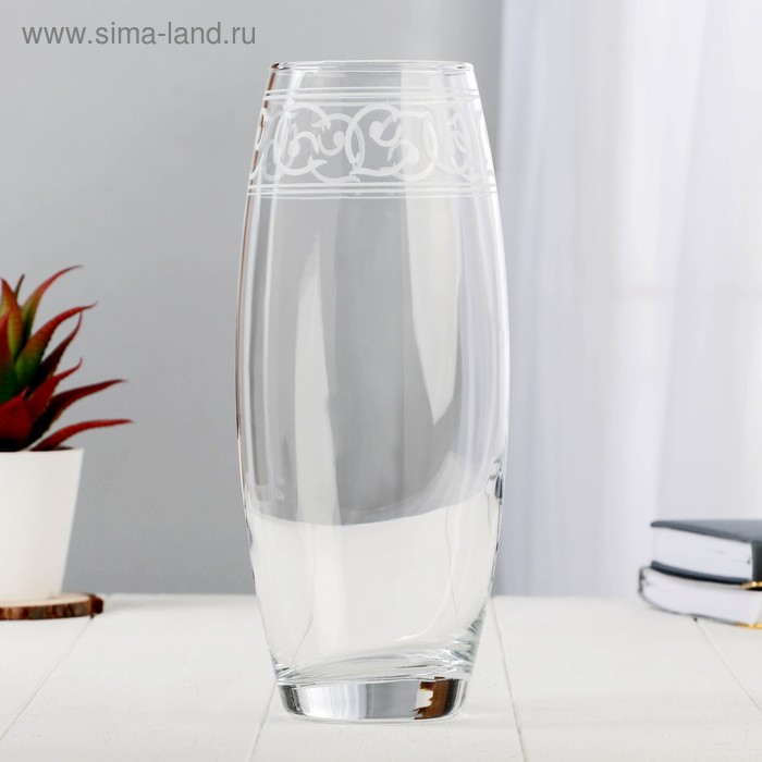 Ваза гравированная Ваза гравированная "Завиток" d-7.5см 11,5х26 см