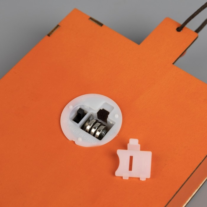 Светодиодная подвеска &laquo;Фонарь Джека&raquo; 12.5 &times; 16 &times; 3.5 см, пластик, батарейки LR1130х3 (в комплекте), свечение тёплое белое