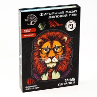 Пазлы деревянные фигурный «Лев», 148 элементов Пазлы деревянные фигурный «Лев», 148 элементов